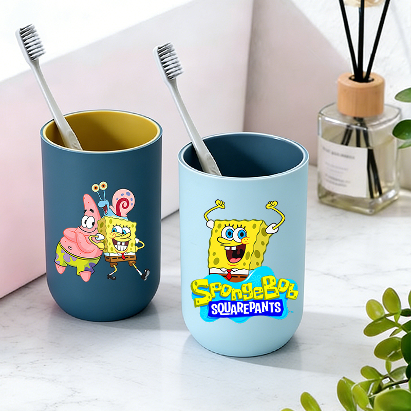 Home Of The Year Bathroom - SpongeBob SquarePants Bathroom Toothbrush Cup Wash