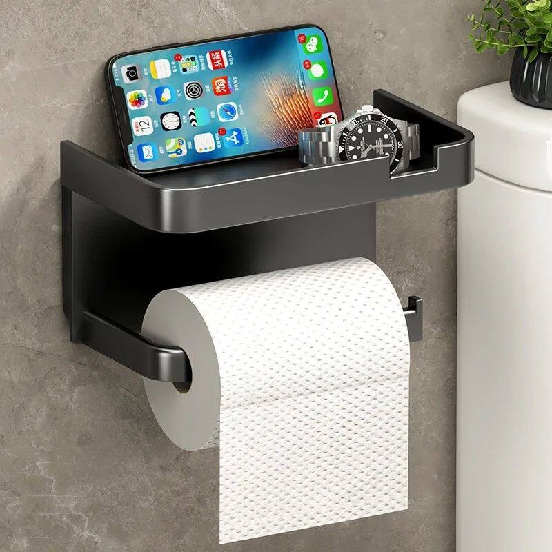 Home Essentials Bathroom Storage - Plastic Toilet Paper Holder Storage Rack