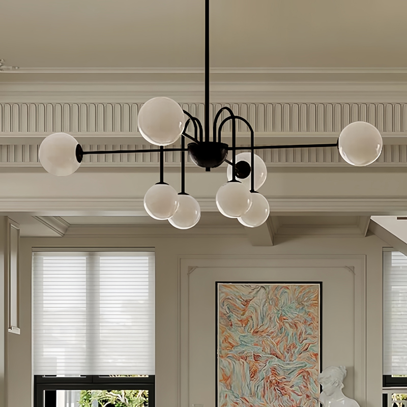 Home Of The Year Bathroom - Nordic Glass Ball Hanging Lamps Modern