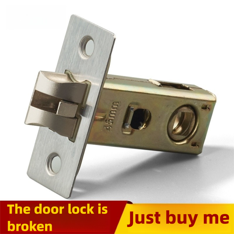 Home Bathroom Hardware - Heavy Duty Metal Silent Single Tongue