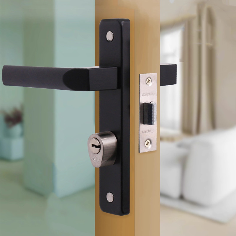 Home Bathroom Hardware - Aluminum Alloy Bathroom Door Lock Anti-slip