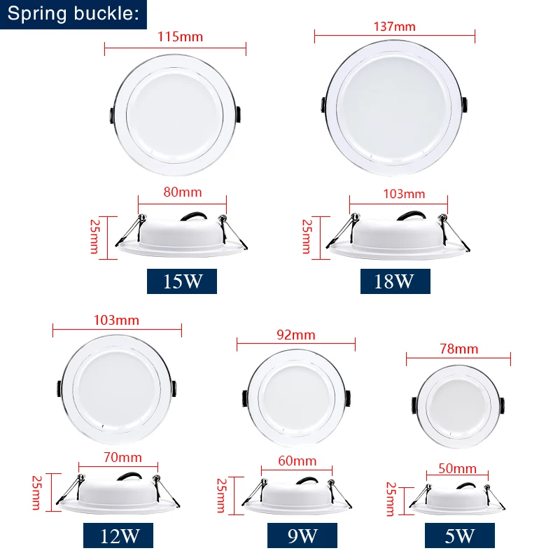 10pcs/lot Led Downlight  AC 22 - Home Of The Year Bathroom reseña y precio