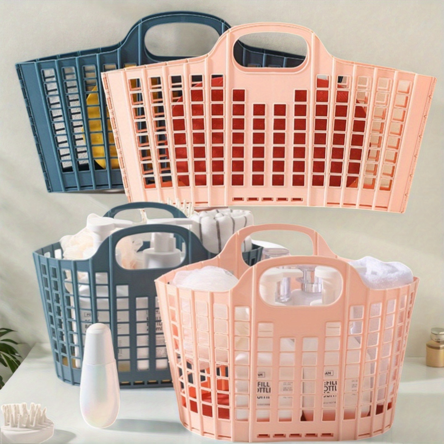 Modern Foldable Laundry Basket - Home Essentials Bathroom Storage reseña y precio