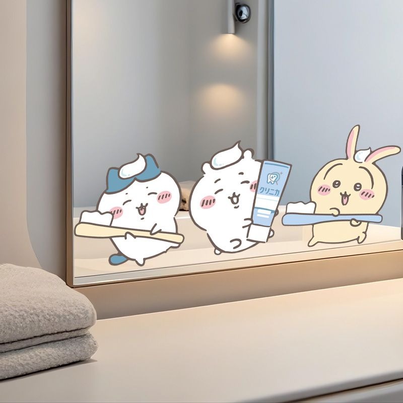 Hot Chiikawa Mirror Stickers S - Home One Bathroom Accessories reseña y precio