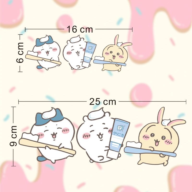 Hot Chiikawa Mirror Stickers S - Home One Bathroom Accessories reseña y precio