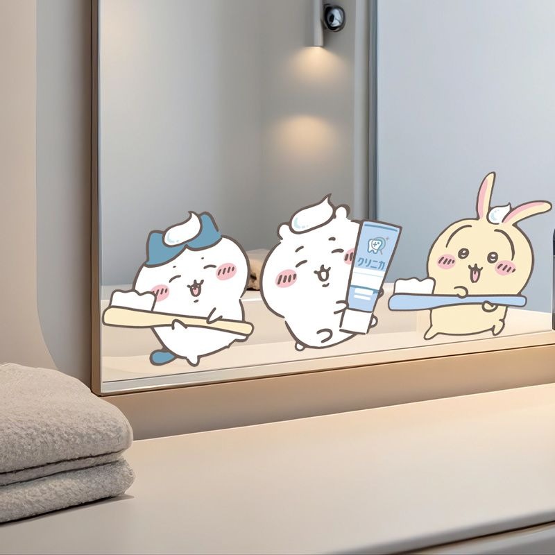 Hot Chiikawa Mirror Stickers S - Home One Bathroom Accessories reseña y precio
