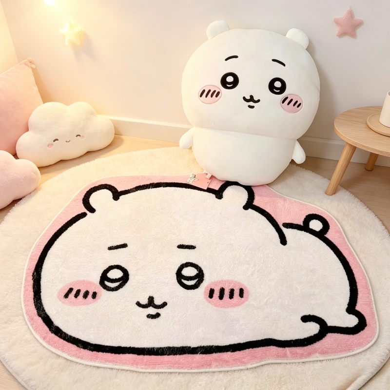 Hot Chiikawa Cartoon Rug Anime - Home Bathroom Supplies reseña y precio