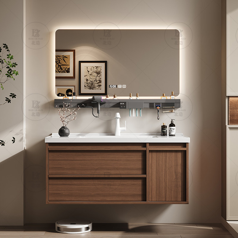 Luxury Wooden Cupboard Drawers - Home Bathroom Partition Wall reseña y precio