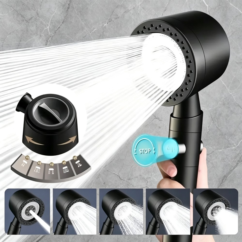 High-Pressure Handheld Shower  - Home One Bathroom Accessories reseña y precio
