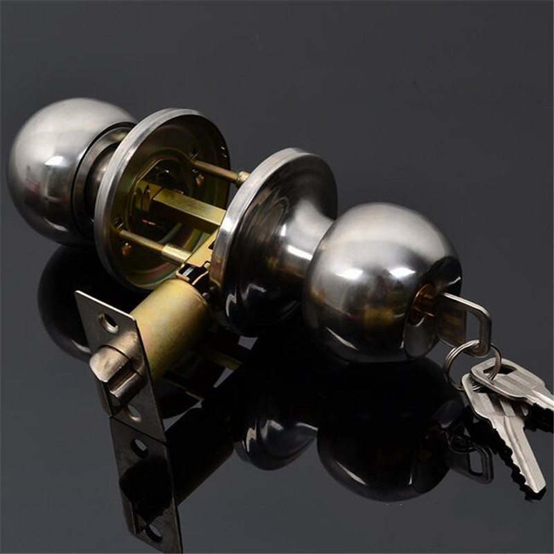 Round Ball Privacy Door Knob B - Home Bathroom Hardware reseña y precio