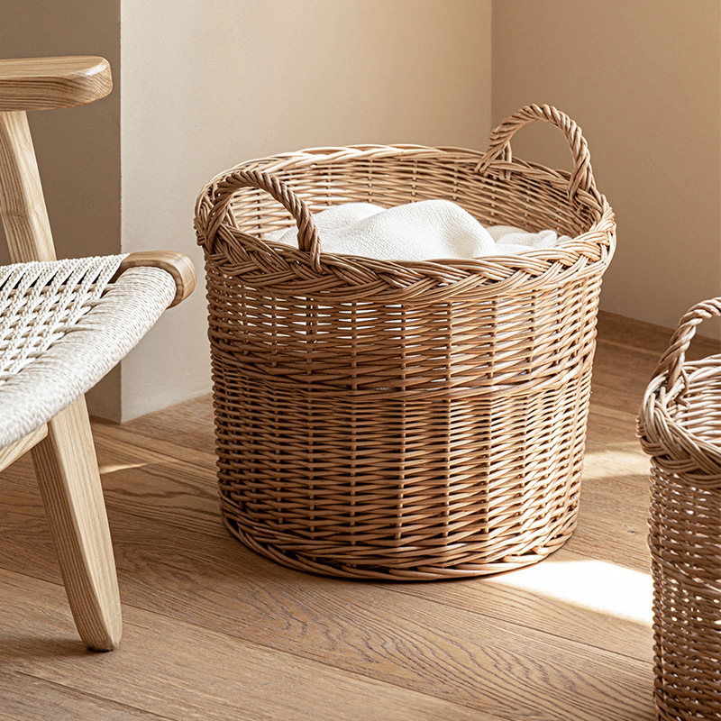 Woven Laundry Hamper with Hand - Home Essentials Bathroom Storage reseña y precio