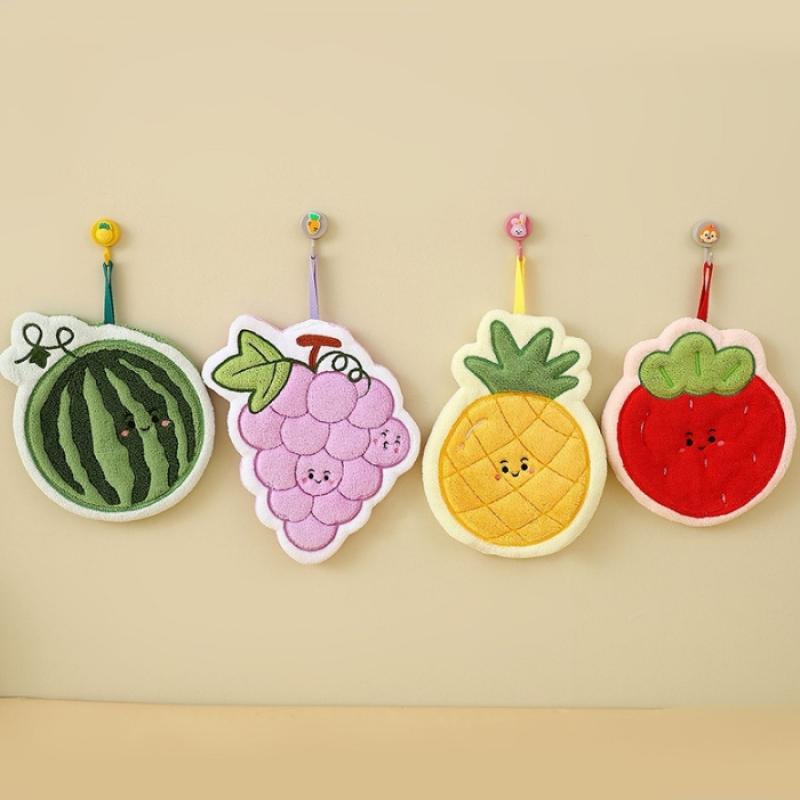Fruit Hand Towel Kitchen Absor - Home Bathroom Supplies reseña y precio