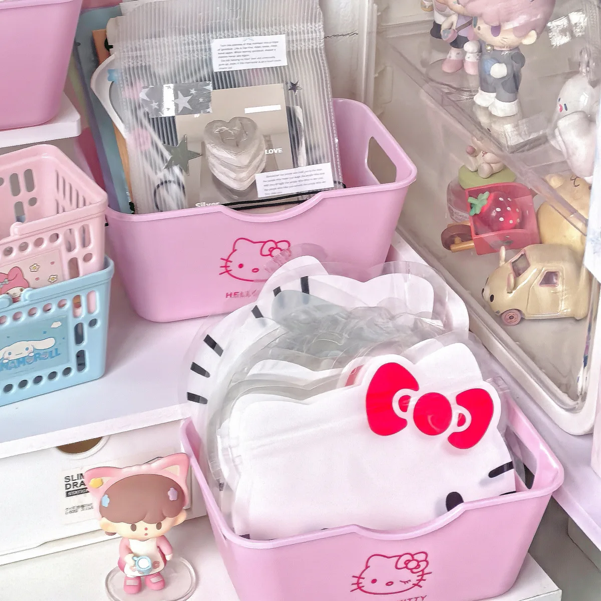Hello Kitty 2/4Pcs Plastic Org - Home Goods Bathroom Accessories reseña y precio
