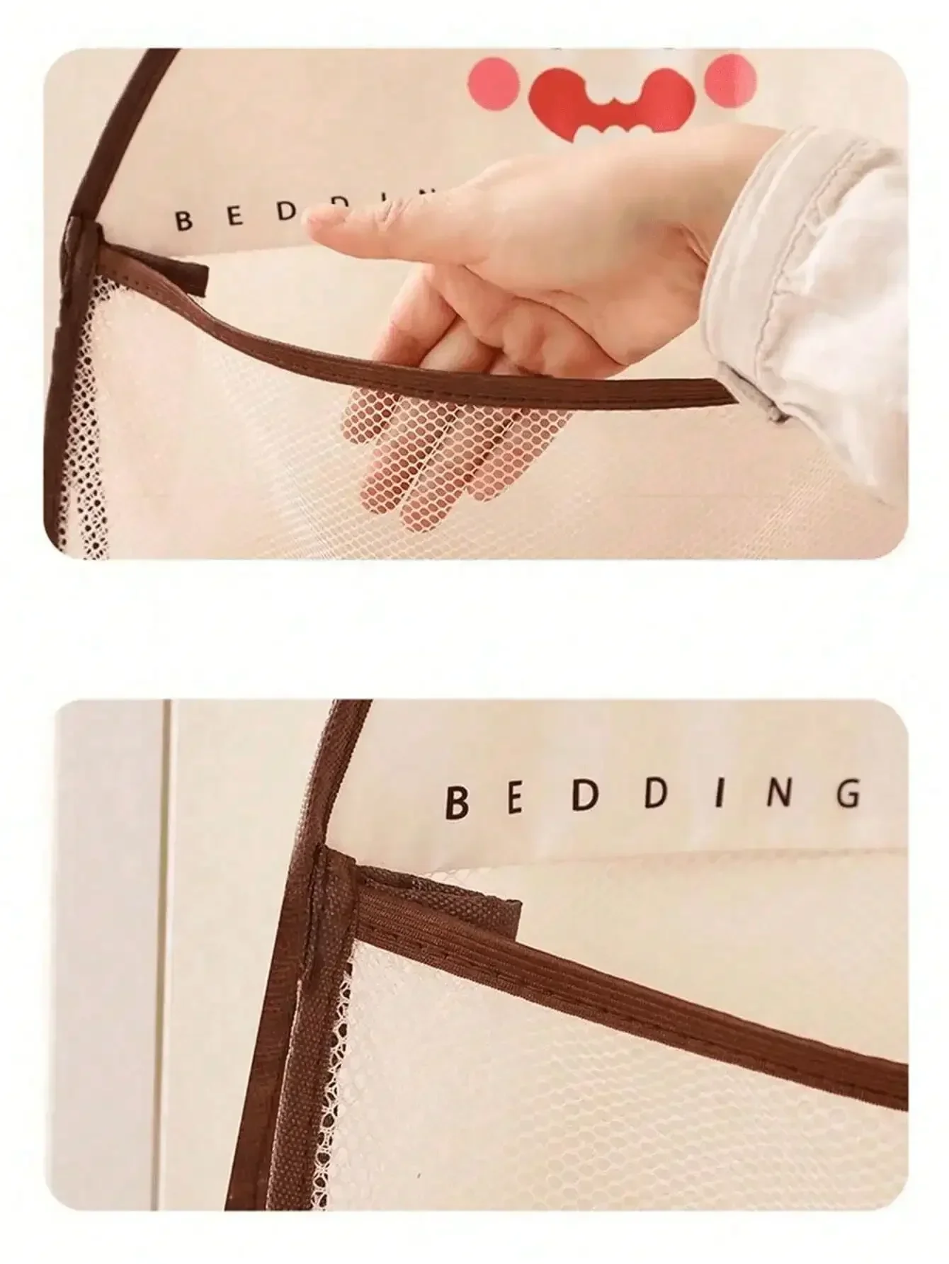 4pcs Hanging Mesh Storage Bags - Home Essentials Bathroom Storage reseña y precio