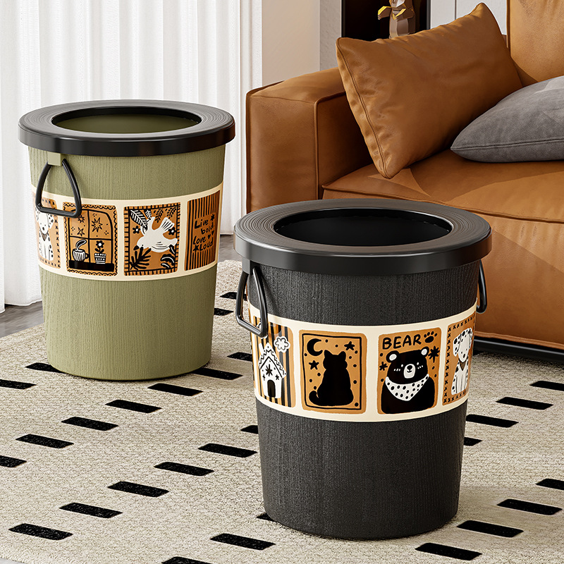 Vintage-Style Large Trash Bin  - Home Essentials Bathroom Storage reseña y precio