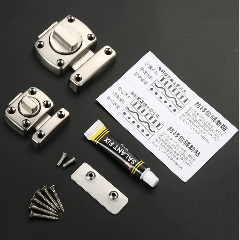 Home Security Latch Double Sid - Home Hardware Bathroom Cabinets reseña y precio