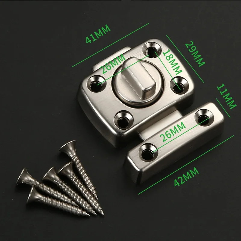 Home Security Latch Double Sid - Home Hardware Bathroom Cabinets reseña y precio