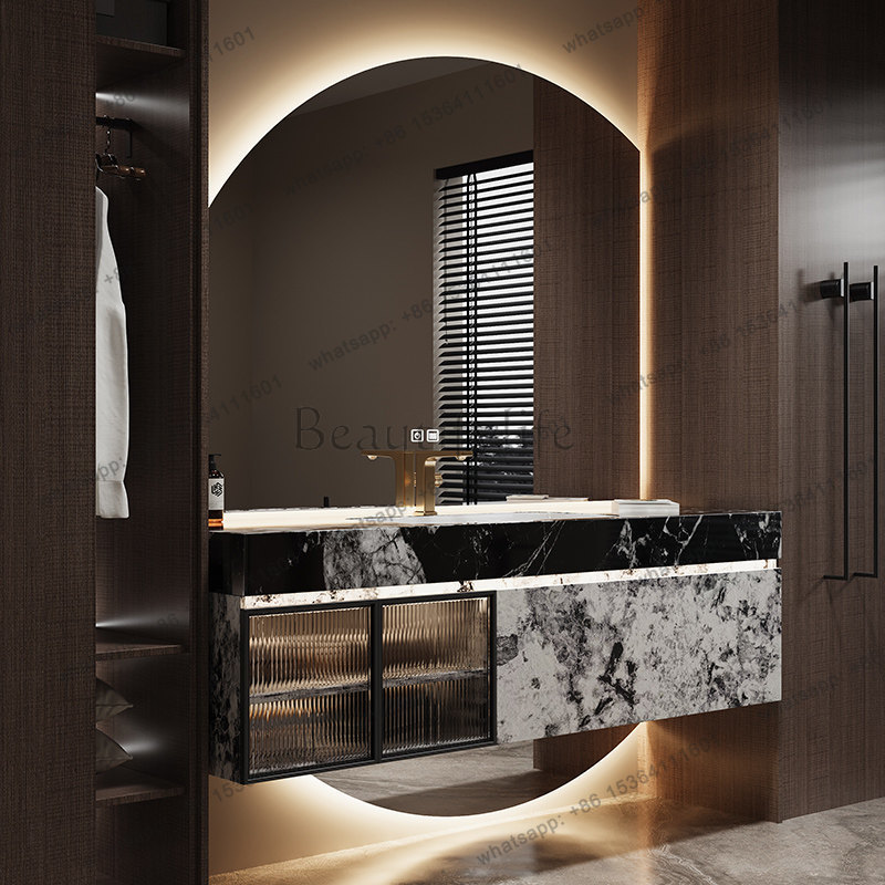 LJY Mirror Organizer Bathroom  - Home Bathroom Partition Wall reseña y precio
