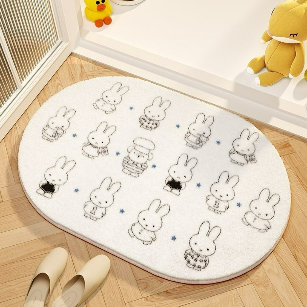 Miffy Cartoon Floor Mat Soft I - Home Goods Bathroom Accessories reseña y precio