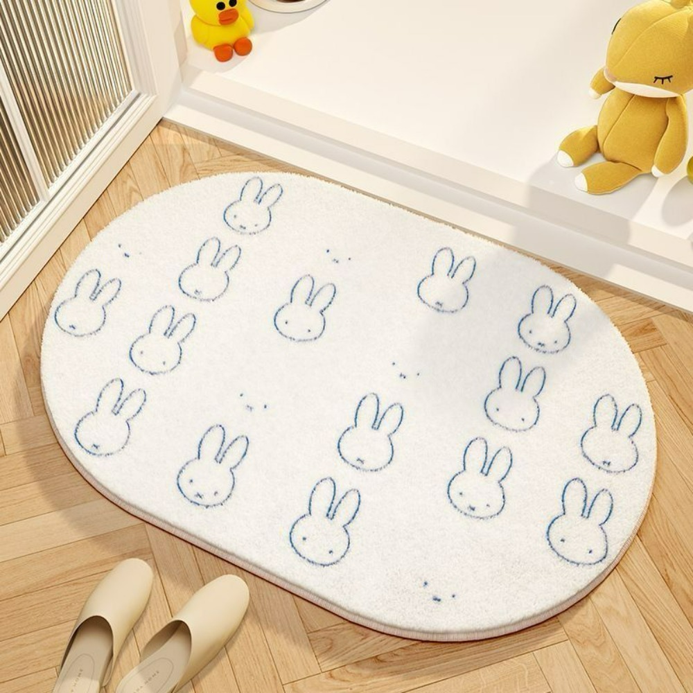 Miffy Cartoon Floor Mat Soft I - Home Goods Bathroom Accessories reseña y precio