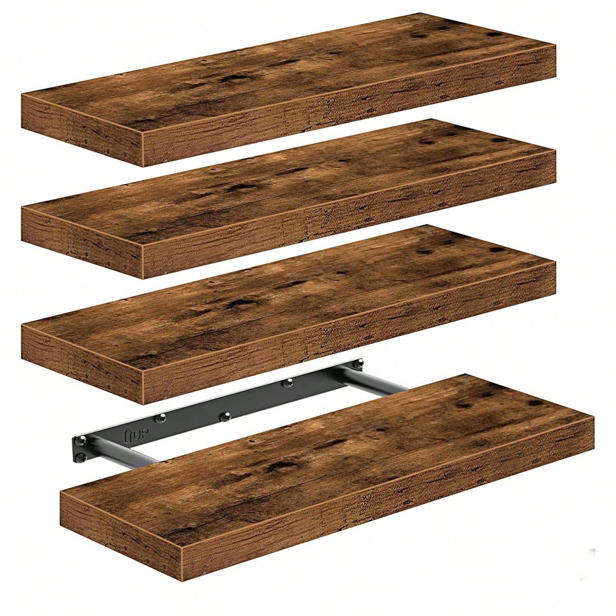 4 Sets 15.8in Floating Shelves - Home Essentials Bathroom Storage reseña y precio