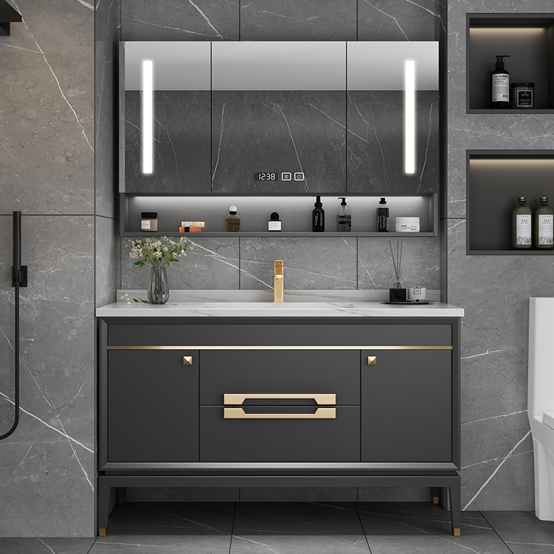 Black Sink Luxury Bathroom Cab - Home Bathroom Vanity Combo reseña y precio