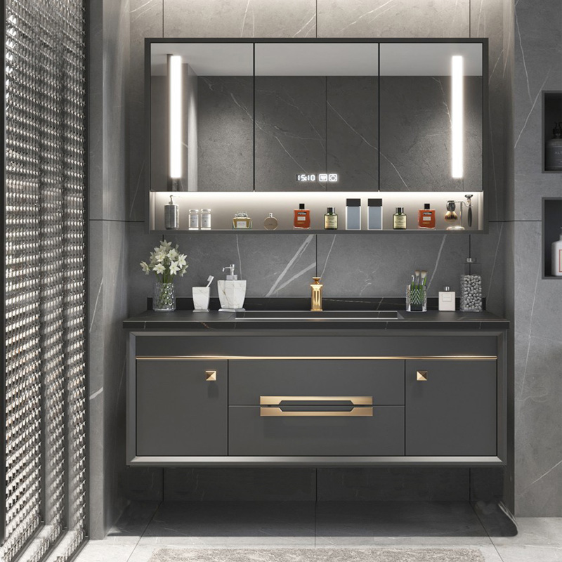 Black Sink Luxury Bathroom Cab - Home Bathroom Vanity Combo reseña y precio