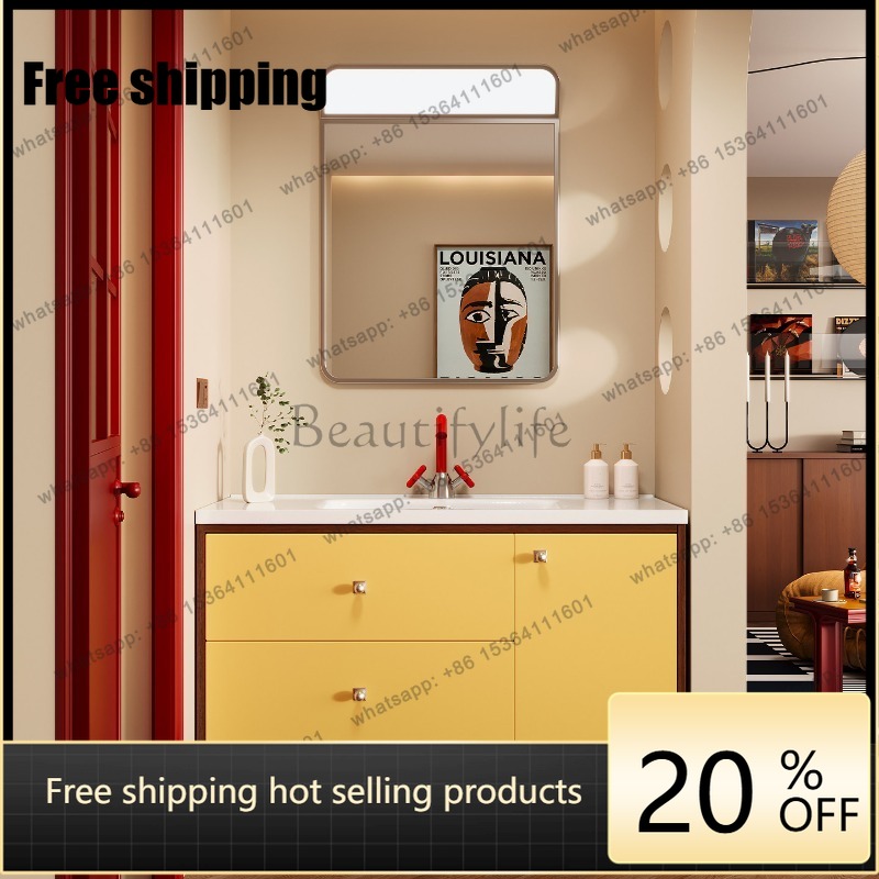 LJY Sink Wall Bathroom Cabinet - Home Bathroom Vanity Combo reseña y precio