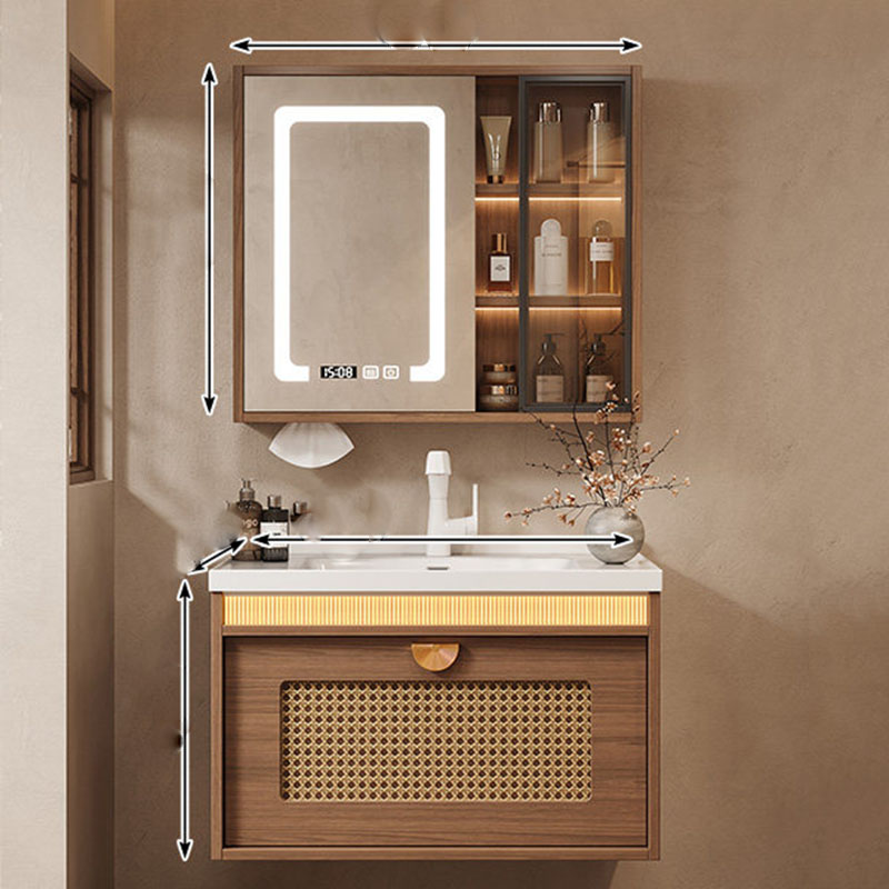 Wooden Storage Bathroom Cabine - Home Bathroom Partition Wall reseña y precio