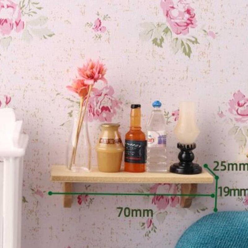 1pcs 1:12 Dollhouse Wood Wall  - Home Bathroom Supplies reseña y precio