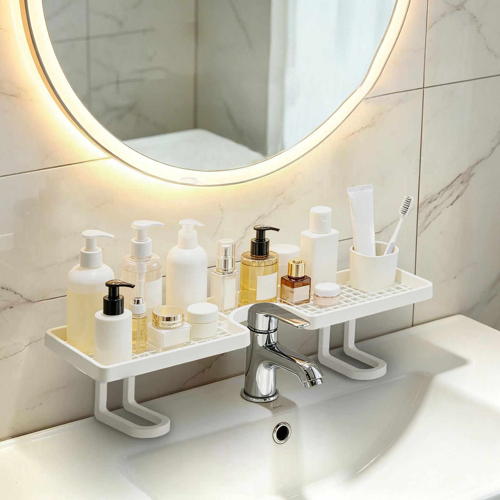 Over The Faucet Shelf Bathroom - Home Depot Bathroom Sink reseña y precio