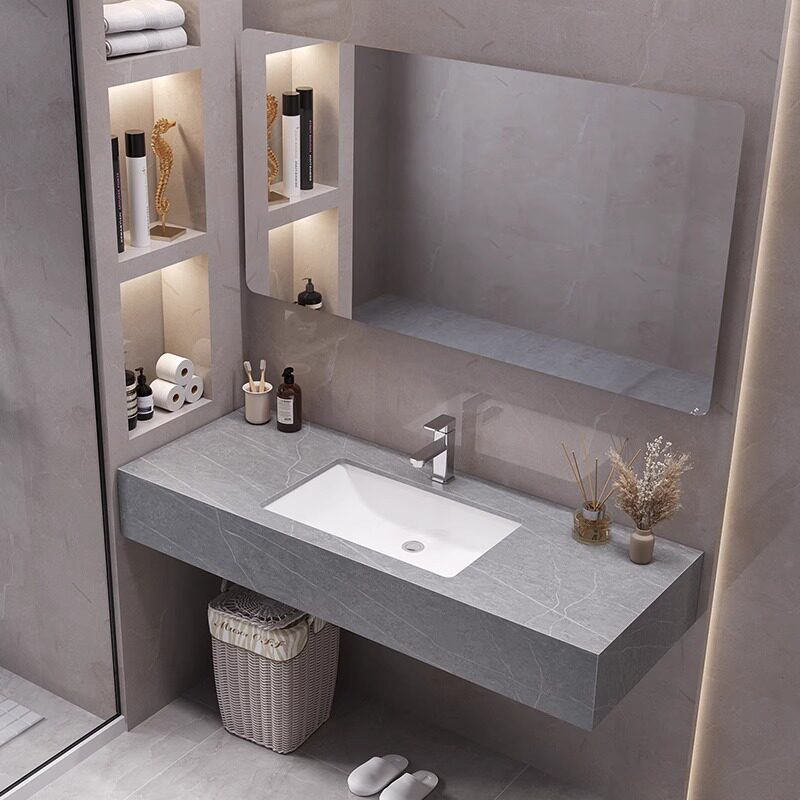 Modern Display Bathroom Cabine - Home Bathroom Vanity Combo reseña y precio