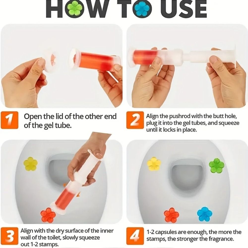 2024 Aroma Flower Toilet Clean - Home Bathroom Freshener reseña y precio