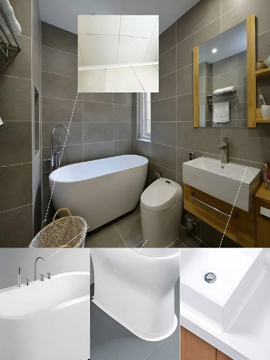 1 Roll of Waterproof Tape for  - Home Bathroom Supplies reseña y precio