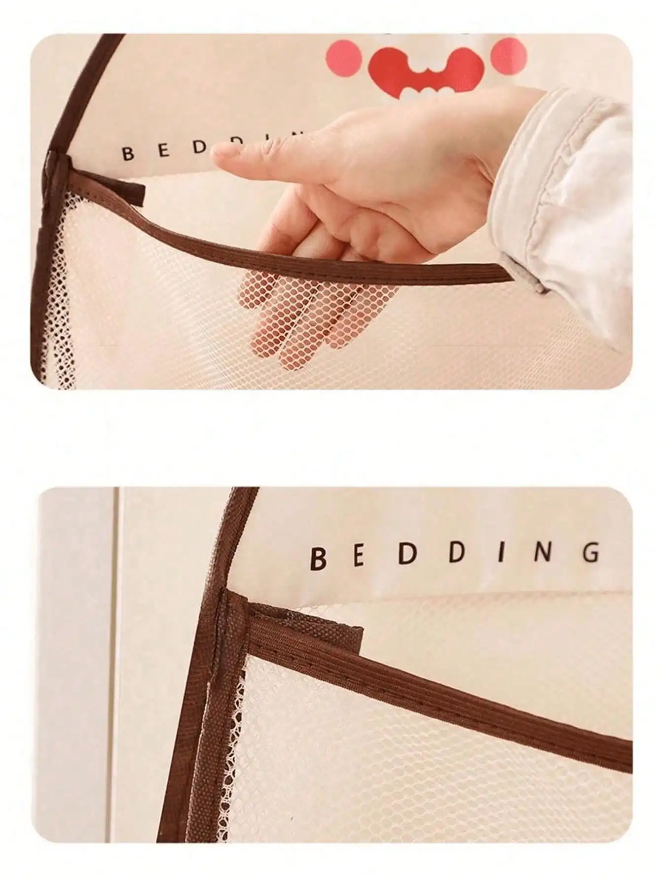 4pcs Hanging Mesh Storage Bags - Home Essentials Bathroom Storage reseña y precio