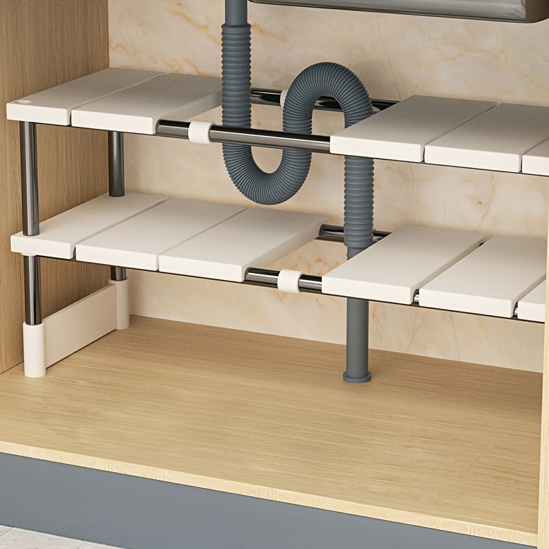 Adjustable Under Sink Storage  - Home Depot Bathroom Sink reseña y precio
