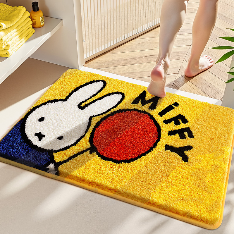 Kawaii Miffy Floor Mat Cartoon - Home Goods Bathroom Accessories reseña y precio