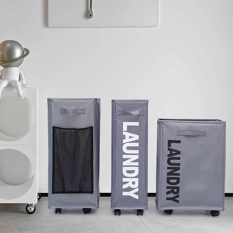 Foldable Fabric Laundry Hamper - Home Essentials Bathroom Storage reseña y precio