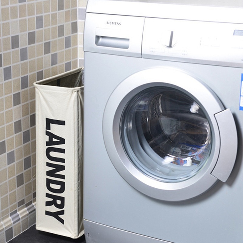 Foldable Fabric Laundry Hamper - Home Essentials Bathroom Storage reseña y precio