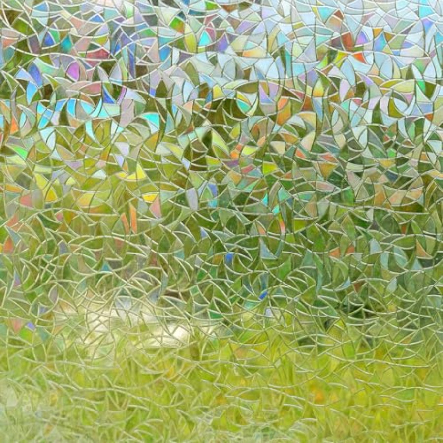 Rainbow Window Cling Privacy F - Home Bathroom Window Tint reseña y precio