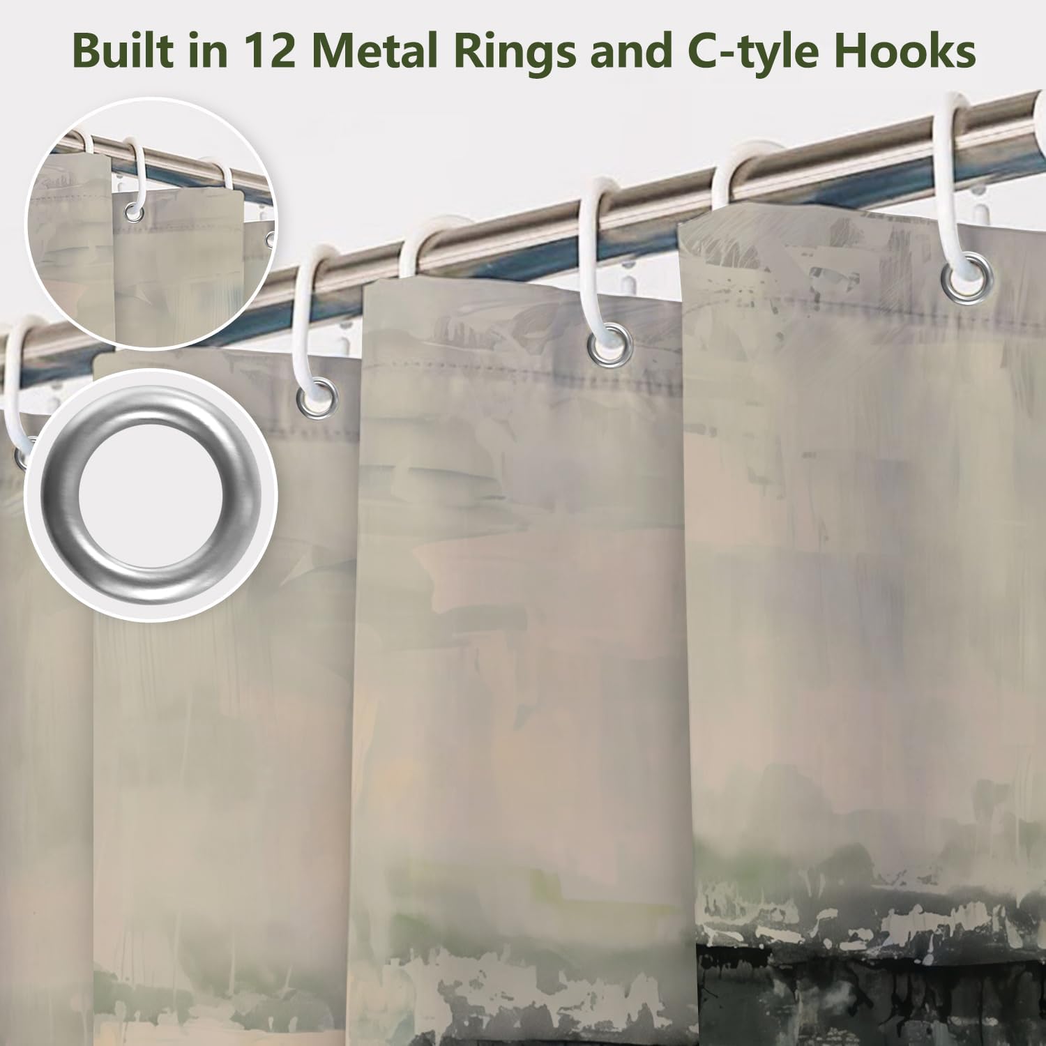 Waterproof Abstract Watercolor - Home Bathroom Spa Ideas reseña y precio