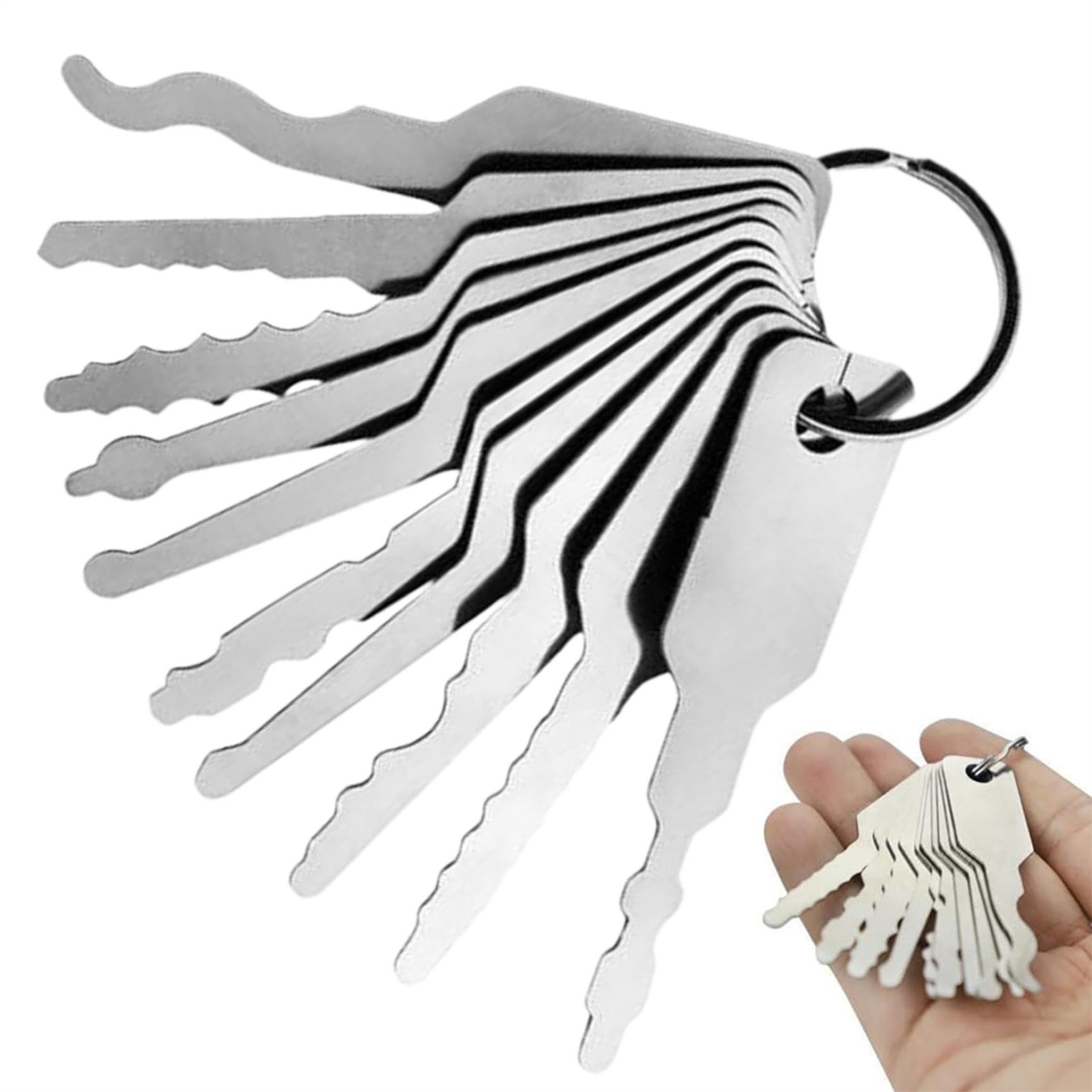 10pcs/Lot Uncut Key Blanks Loc - Home Bathroom Supplies reseña y precio