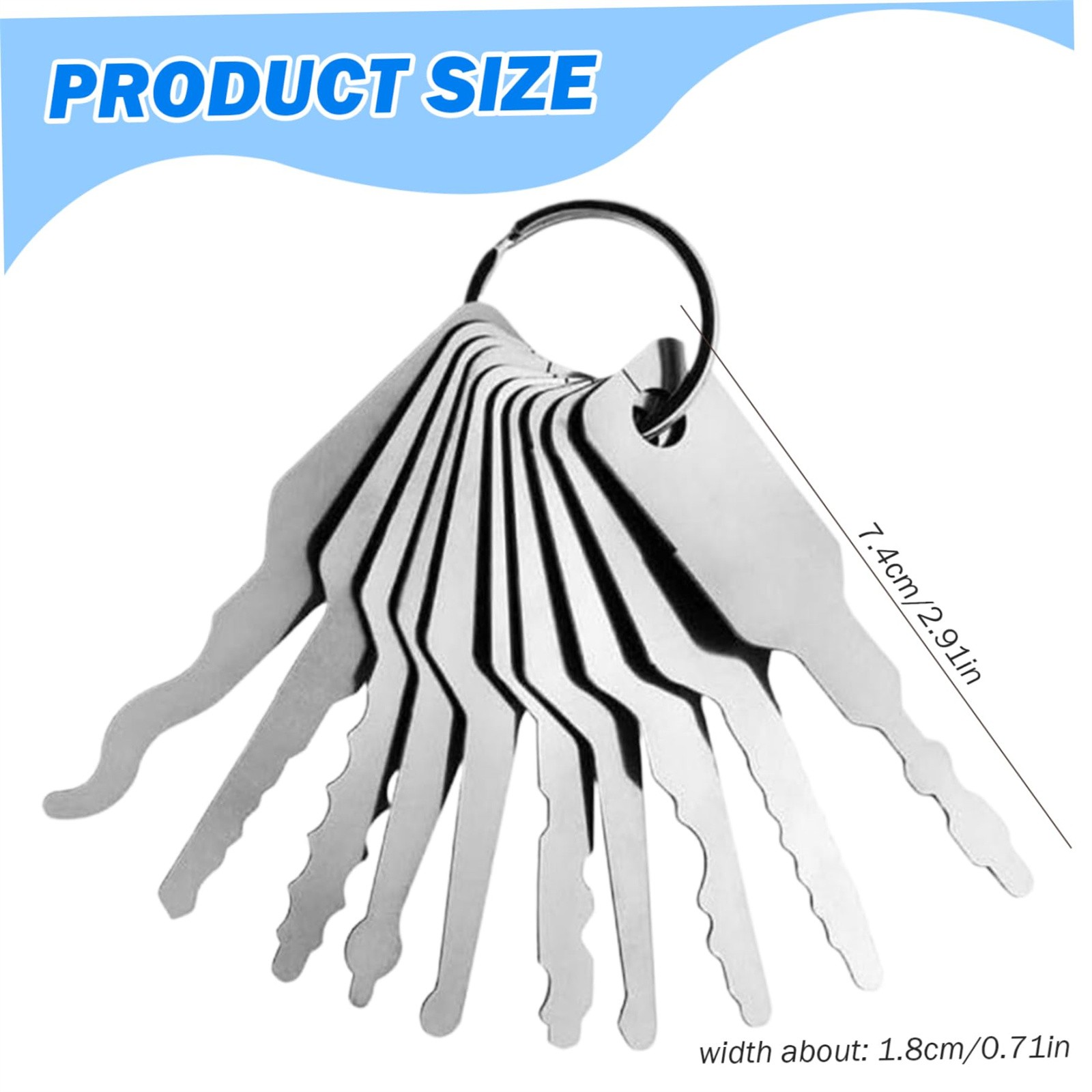 10pcs/Lot Uncut Key Blanks Loc - Home Bathroom Supplies reseña y precio