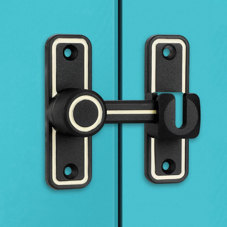 Black Luminous Barn Door Latch - Home Bathroom Hardware reseña y precio