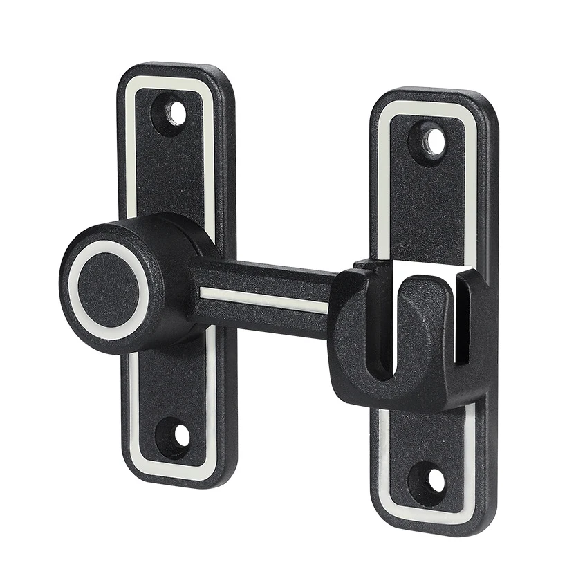 Black Luminous Barn Door Latch - Home Bathroom Hardware reseña y precio