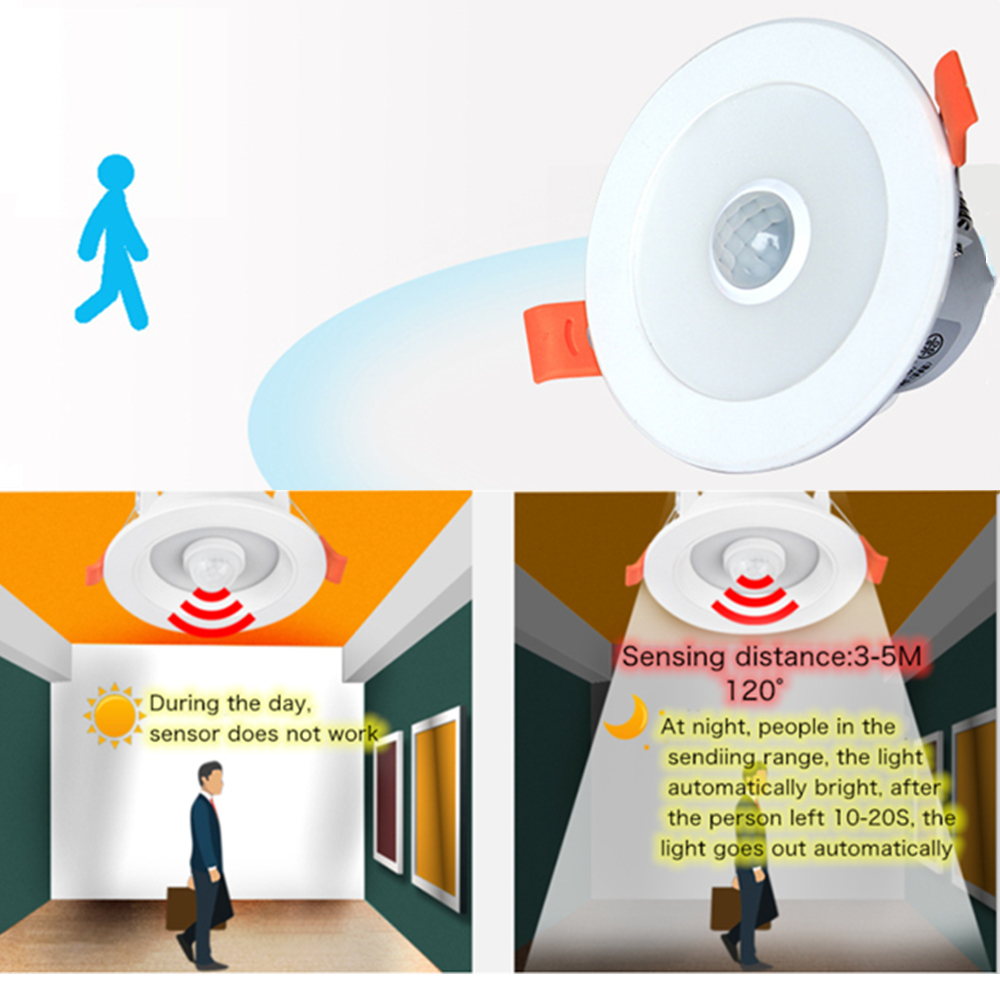 5W 7W 9W PIR Motion Sensor LED - Home Of The Year Bathroom reseña y precio