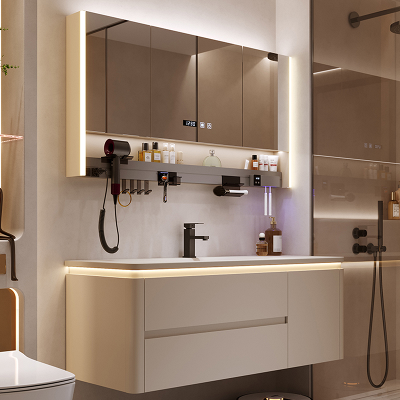 Modern Simple Bathroom Cabinet - Home Bathroom Vanity Combo reseña y precio