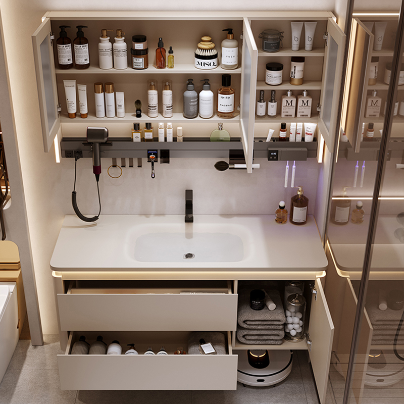 Modern Simple Bathroom Cabinet - Home Bathroom Vanity Combo reseña y precio