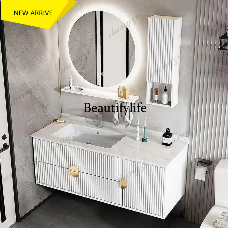 M178 Compact Bathroom Cabinet  - Home Bathroom Vanity Combo reseña y precio