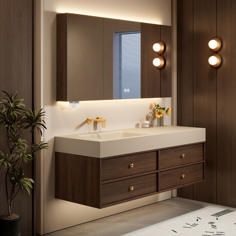 Modern Luxury Bathroom Cabinet - Home Bathroom Partition Wall reseña y precio